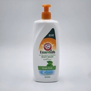 Arm & Hammer Essentials Ultra Moisturizing Body Wash Simply Fresh Scent 32 Fl Oz